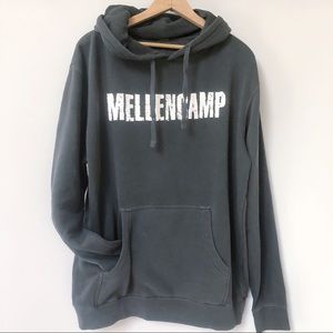 JOHN MELLENCAMP Hooded Graphic Sweatshirt SZ M